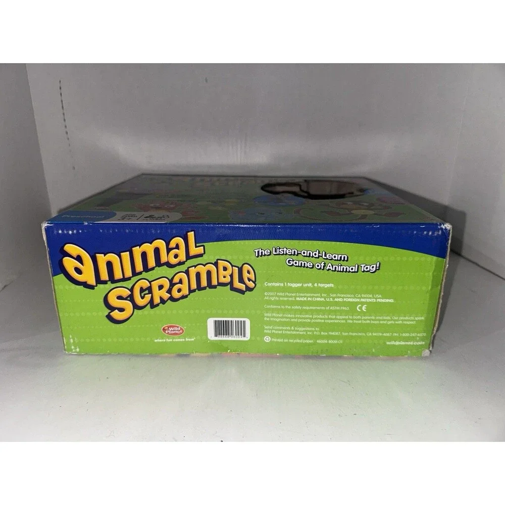 Wild Planet Animal Scramble Electronic Preschool Game 2007 NEW Open Box